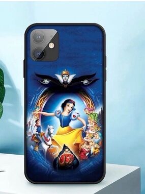 Snow White Animated Blue Phone Case